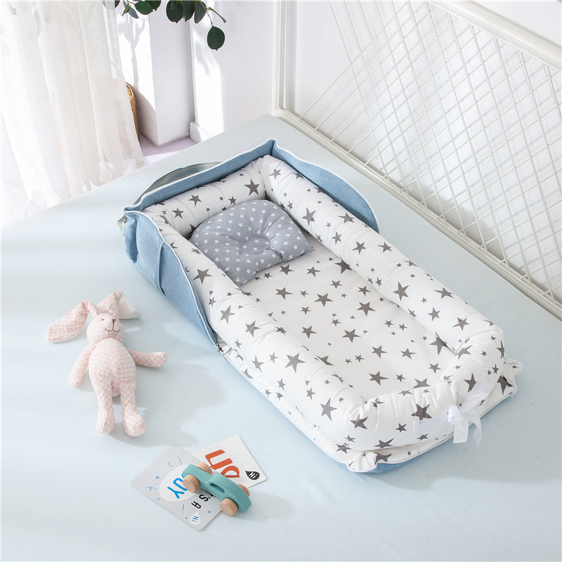 Cotton Portable Baby Crib