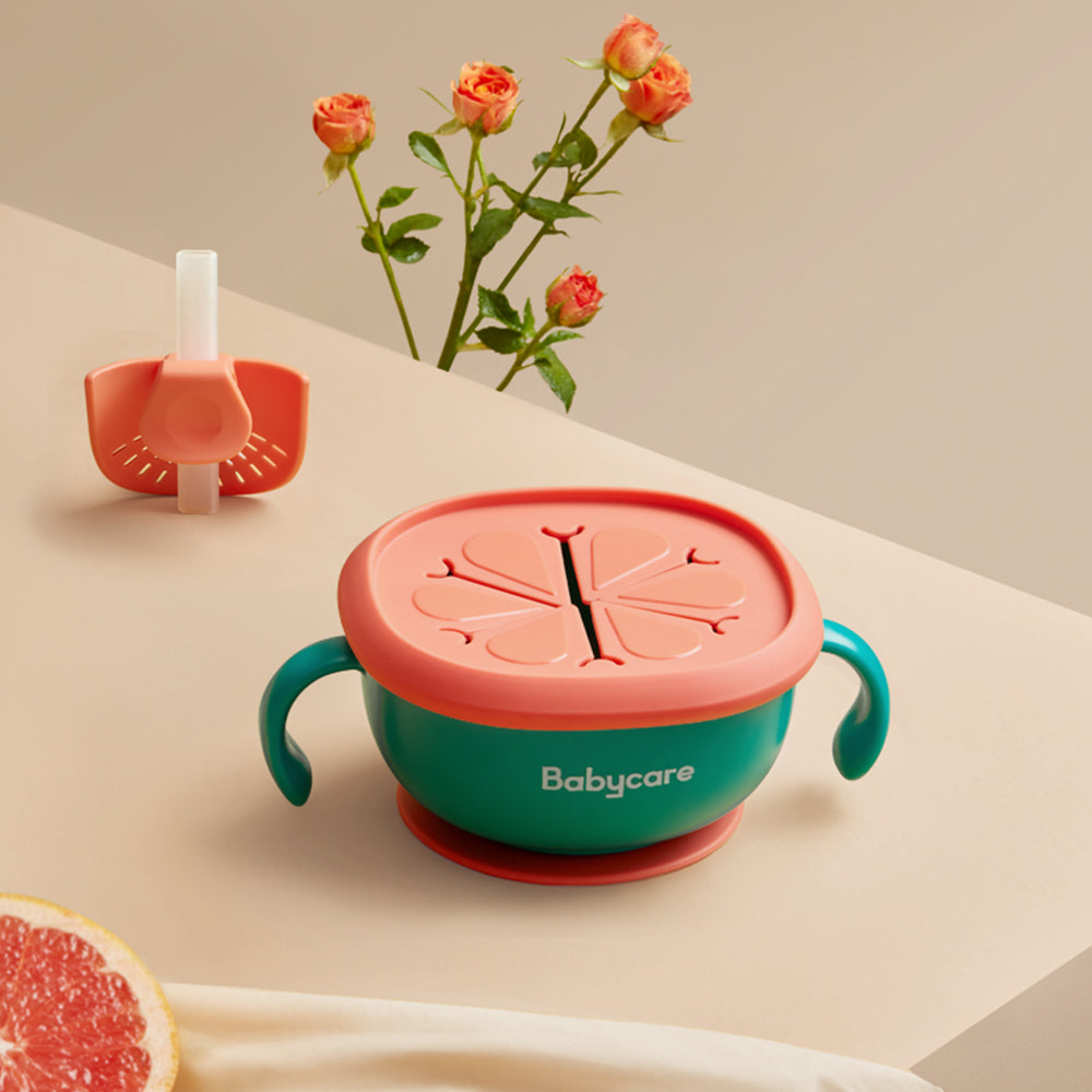 3 in 1 Baby Feeding Snack Soup Bowl