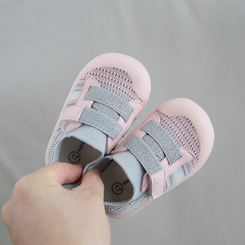 Toddler Jelly Bottom Velcro Baby Shoes