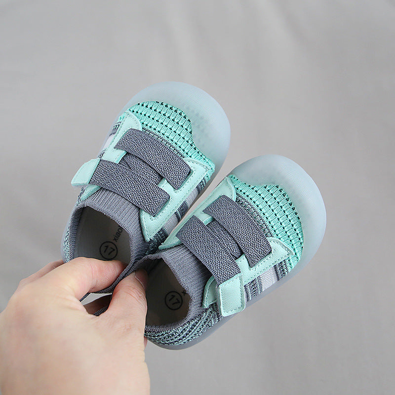 Toddler Jelly Bottom Velcro Baby Shoes