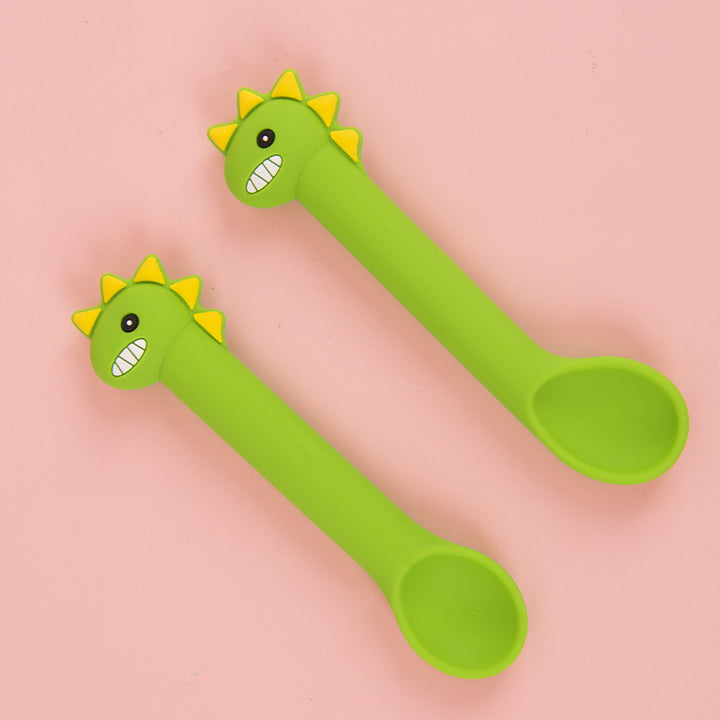 Baby Silicone Spoon Feeding Soft Tableware