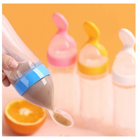 Baby Spoon Bottle Feeder – Silicone