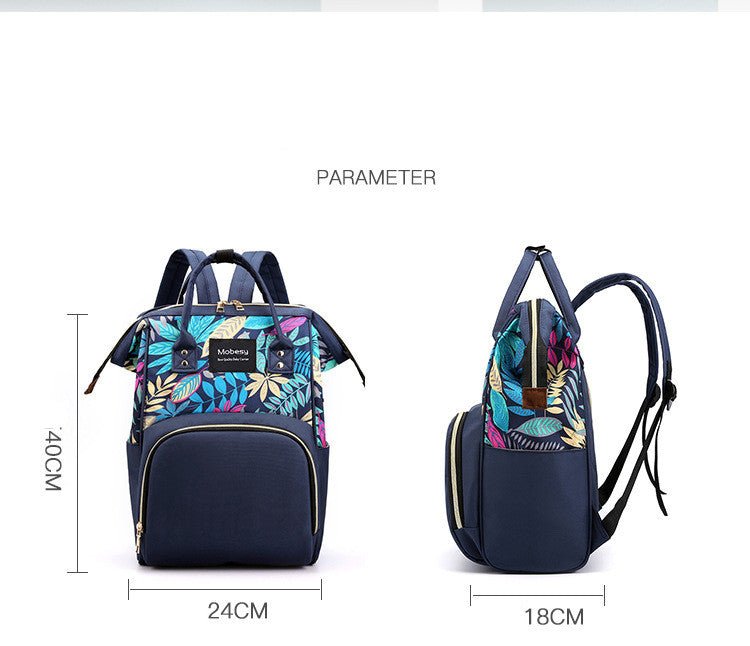 Multifunctional diaper backpack