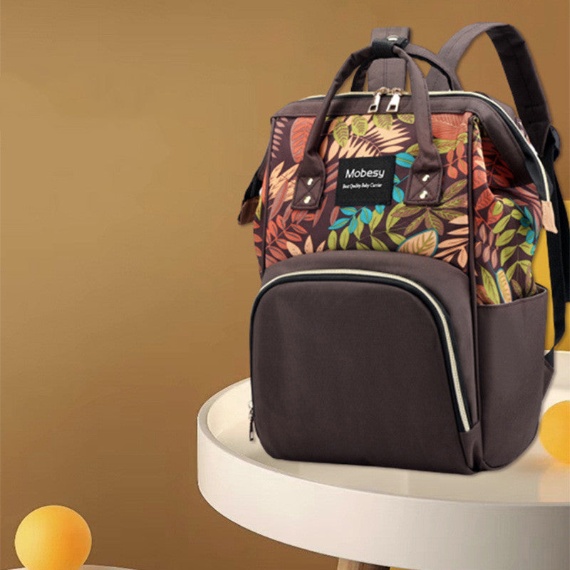 Multifunctional diaper backpack