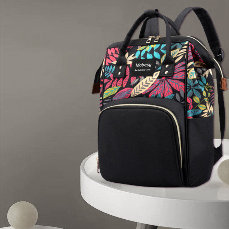 Multifunctional diaper backpack