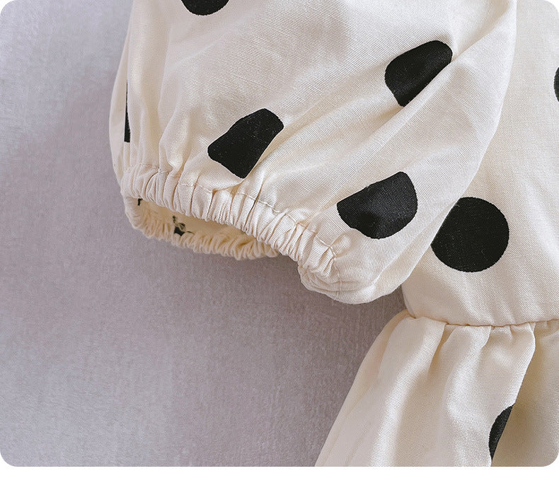 Pure Cotton Western-style Baby Girl Romper