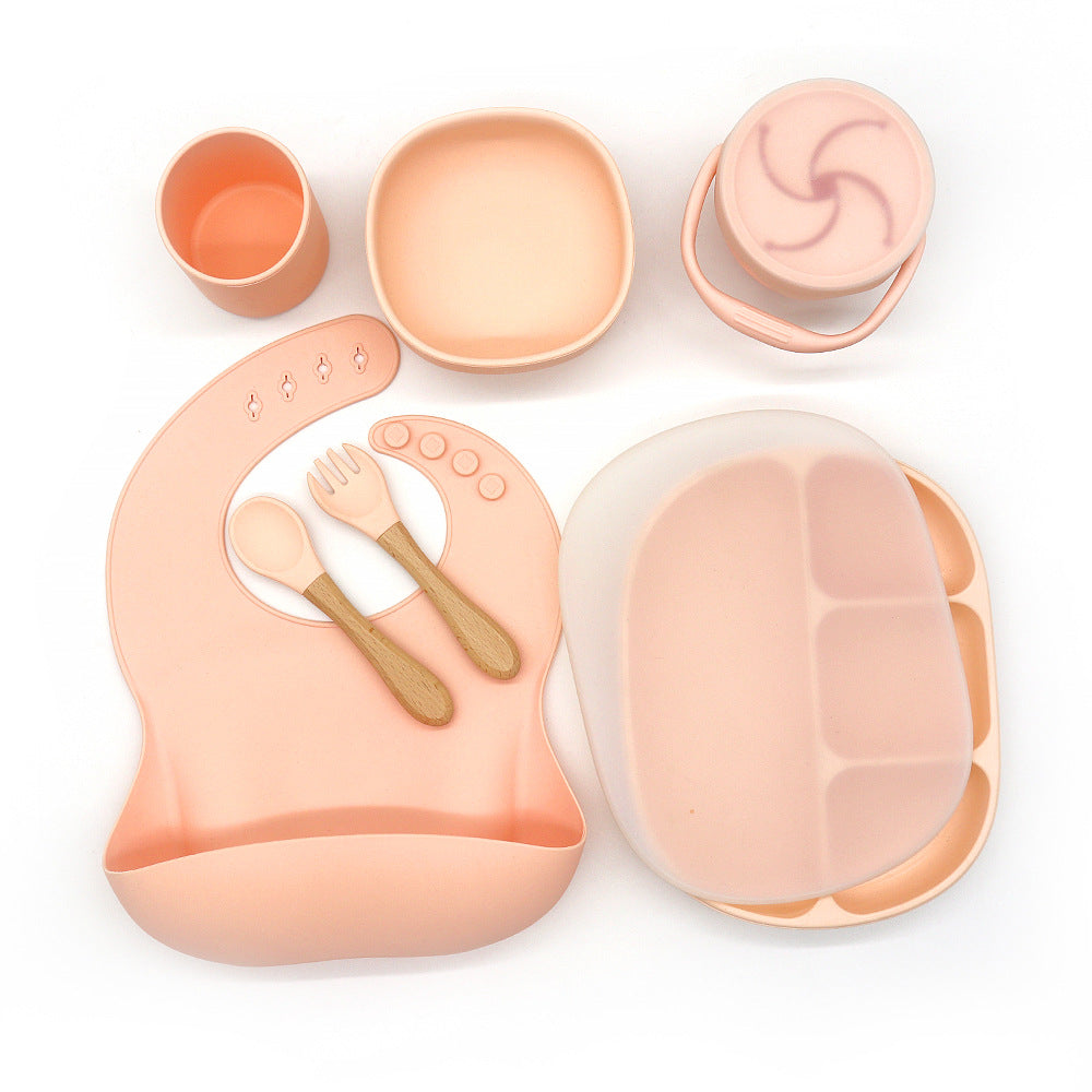 Baby Bowl Dinner Plate Feeding Tableware Set