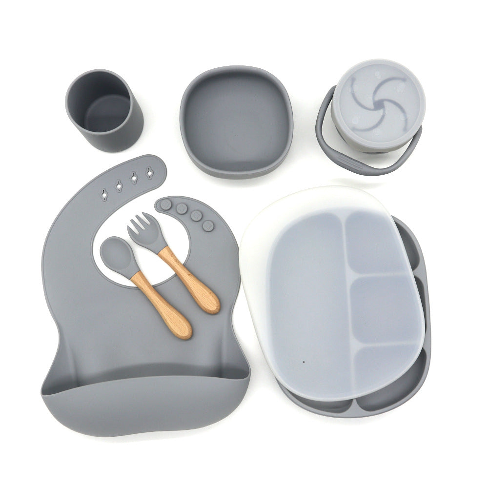 Baby Bowl Dinner Plate Feeding Tableware Set