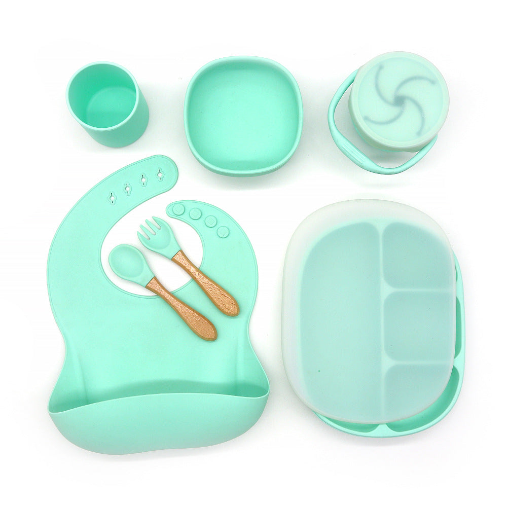 Baby Bowl Dinner Plate Feeding Tableware Set