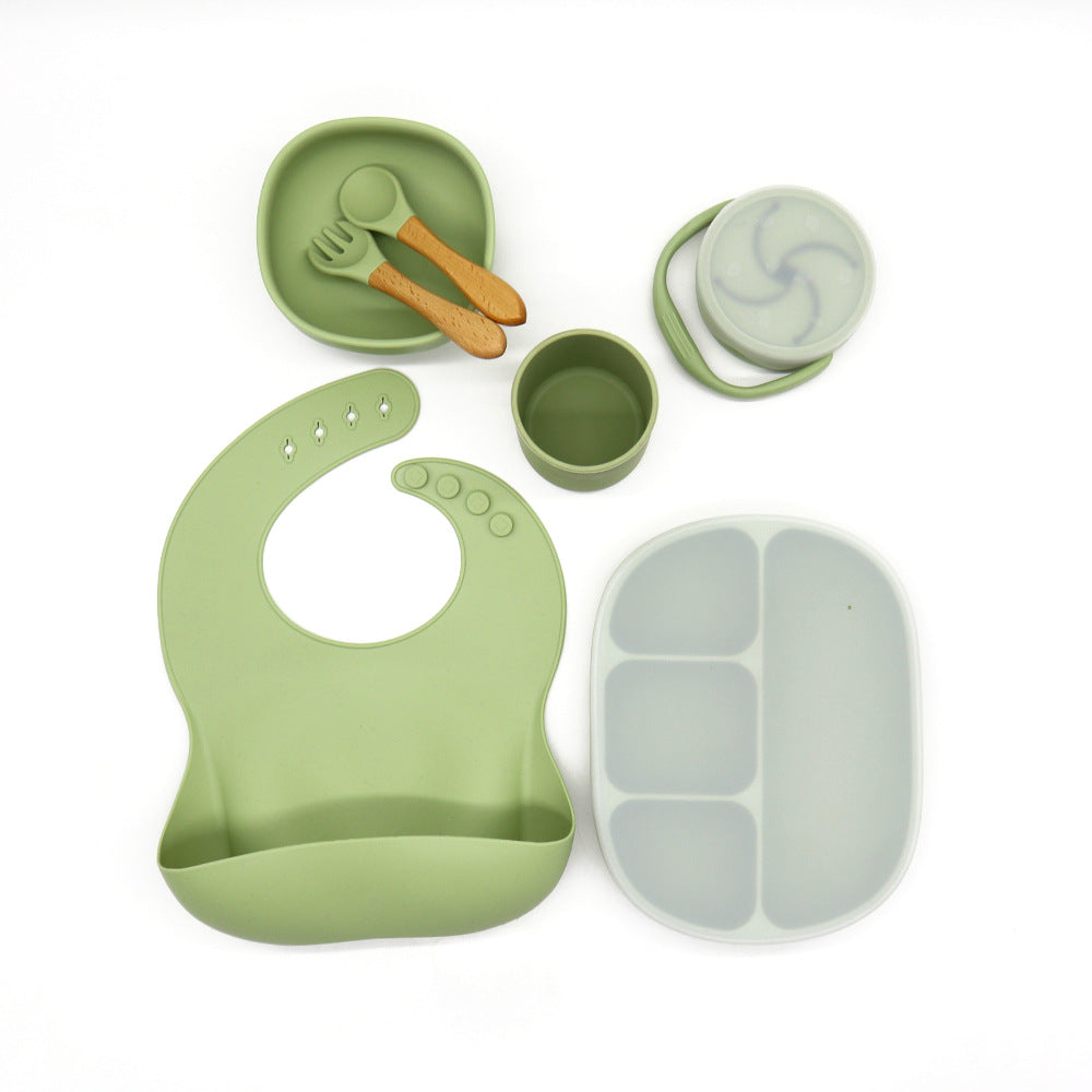 Baby Bowl Dinner Plate Feeding Tableware Set