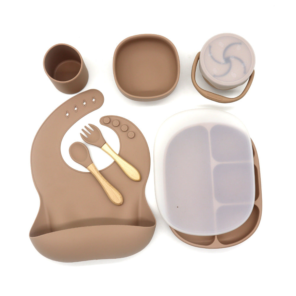 Baby Bowl Dinner Plate Feeding Tableware Set