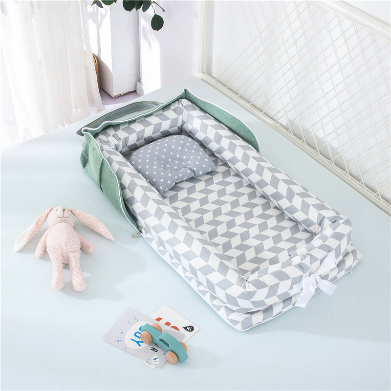 Cotton Portable Baby Crib