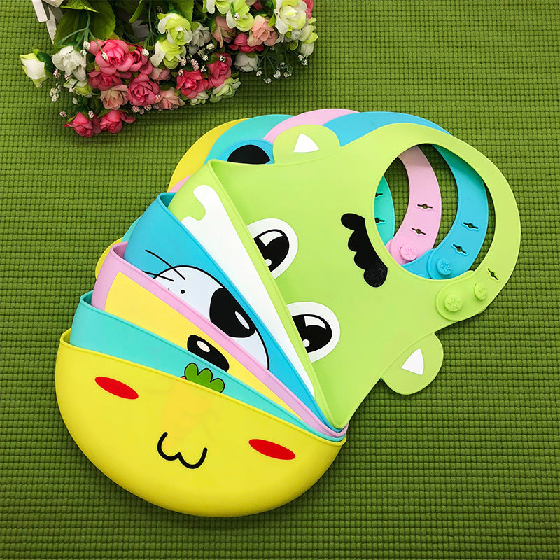 Baby silicone food meal Adjustable bibs