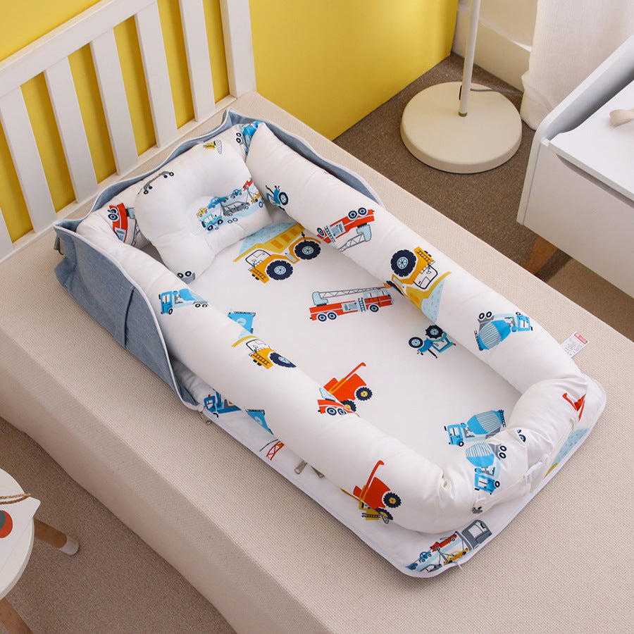 Cotton Portable Baby Crib