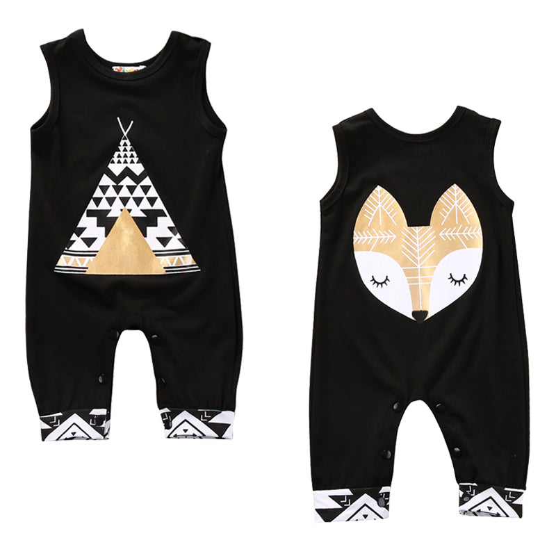 Cute Summer Baby Boy  Clothes Tribal Print