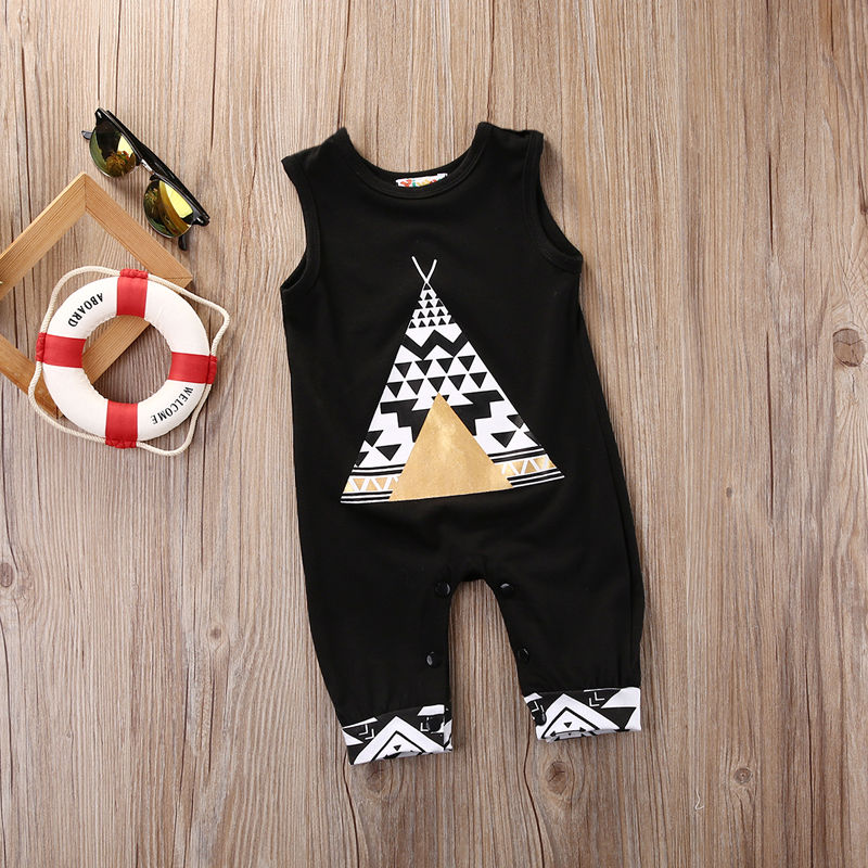 Cute Summer Baby Boy  Clothes Tribal Print