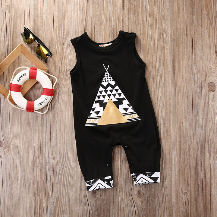 Cute Summer Baby Boy  Clothes Tribal Print