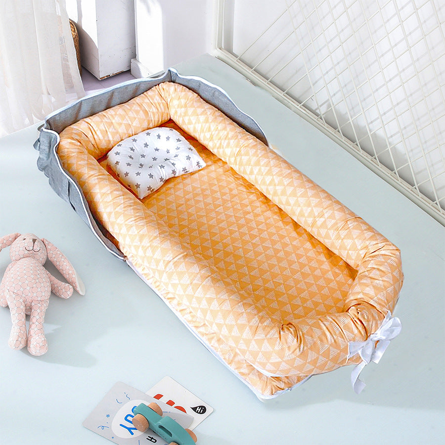Cotton Portable Baby Crib