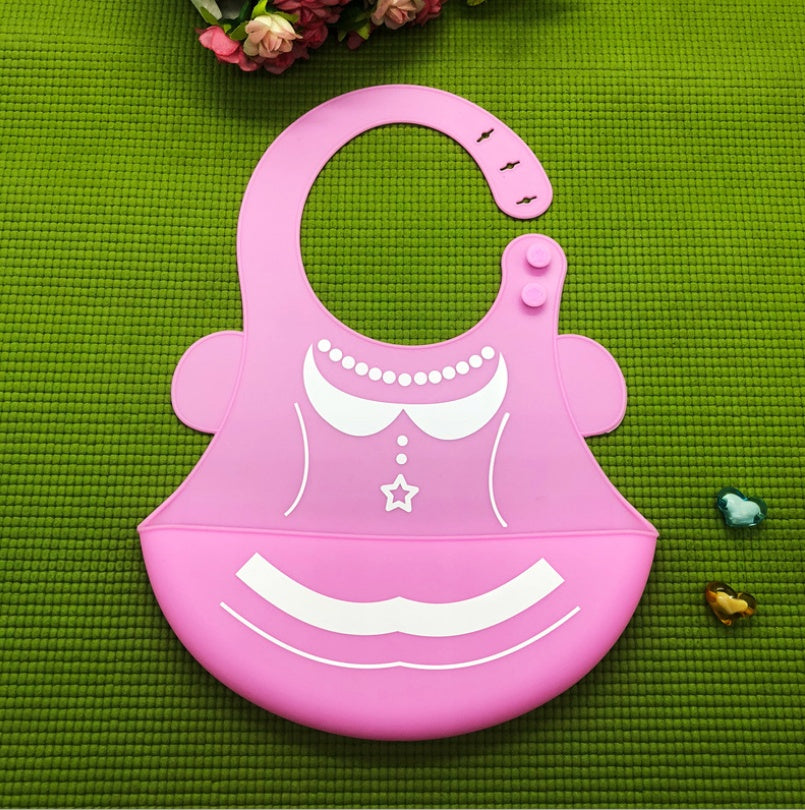 Baby silicone food meal Adjustable bibs