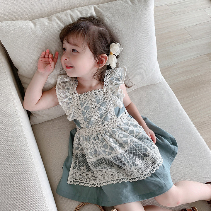 Girl's lace baby princess dress