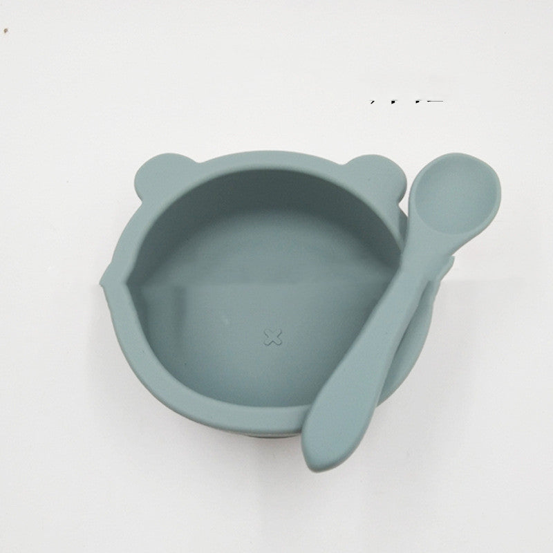 Suction Cup Silicone Baby Feeding Bowl