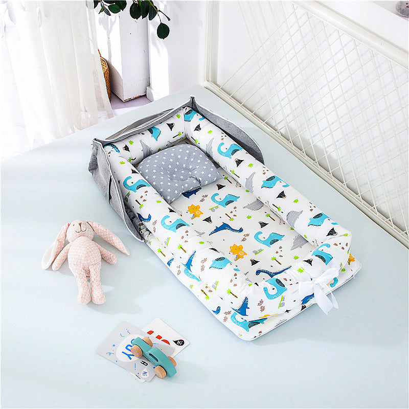 Cotton Portable Baby Crib