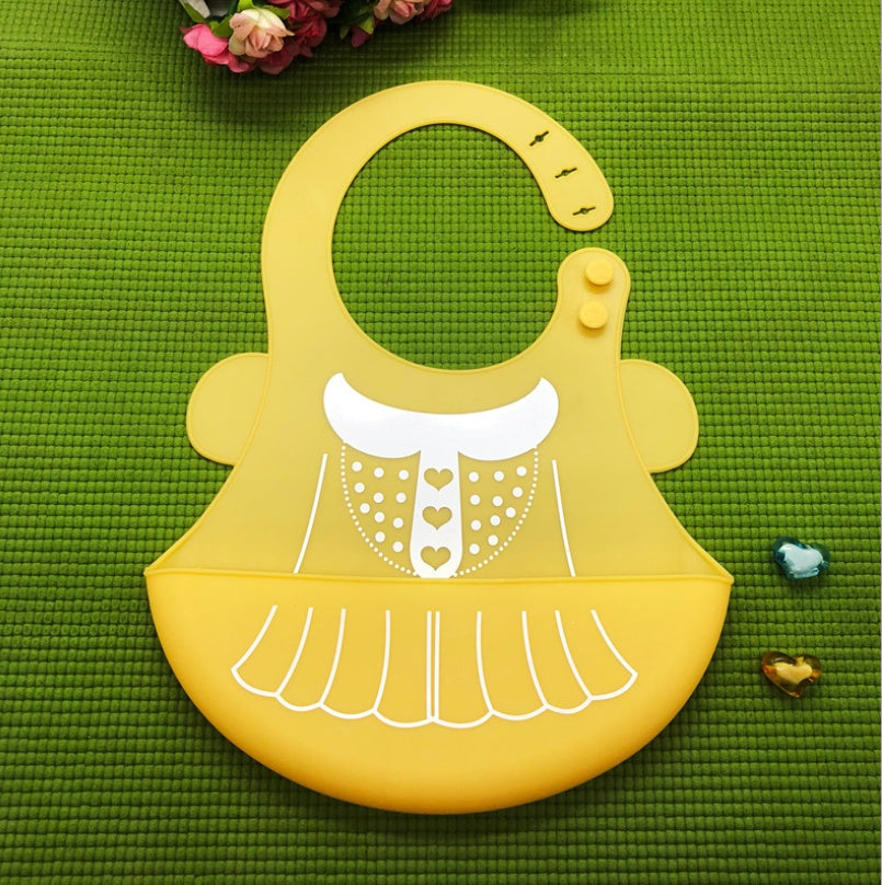 Baby silicone food meal Adjustable bibs