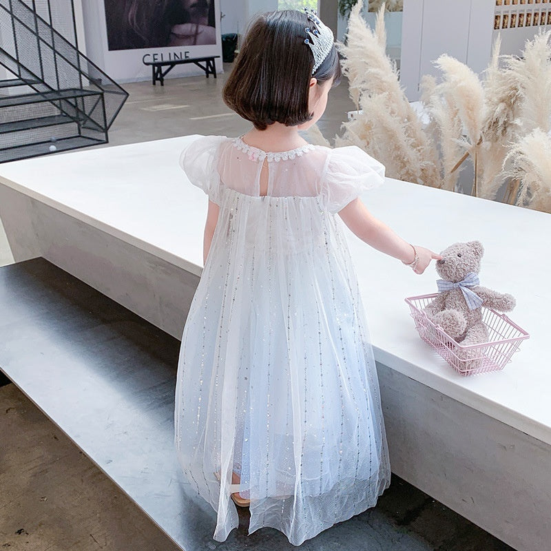 Princess Elsa Girls Baby Gradient Dress