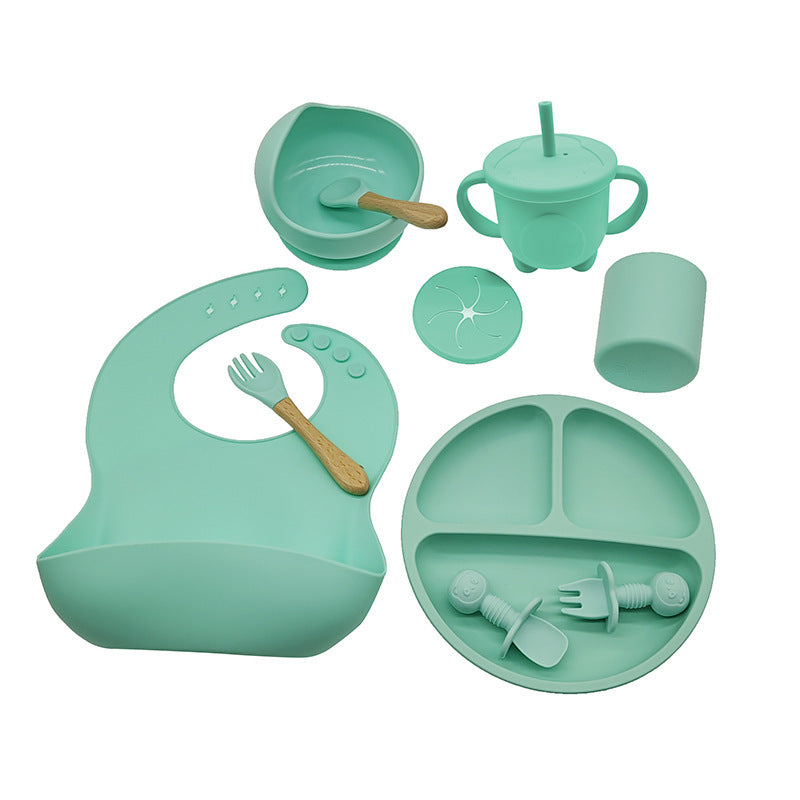 Baby Food Feeding Silicone Tableware