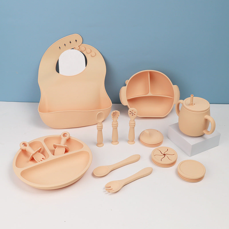 Silicone Baby Feeding Solid Food Set