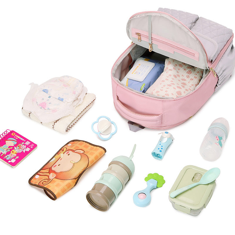 Large Capacity Multi-pocket Baby Diaper Bag