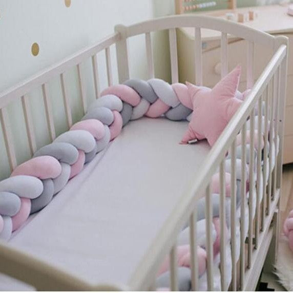 Three-strand Baby Braid Bed Rail Baby Crib