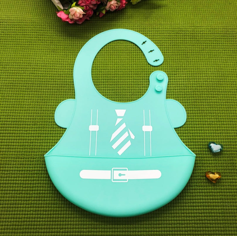 Baby silicone food meal Adjustable bibs