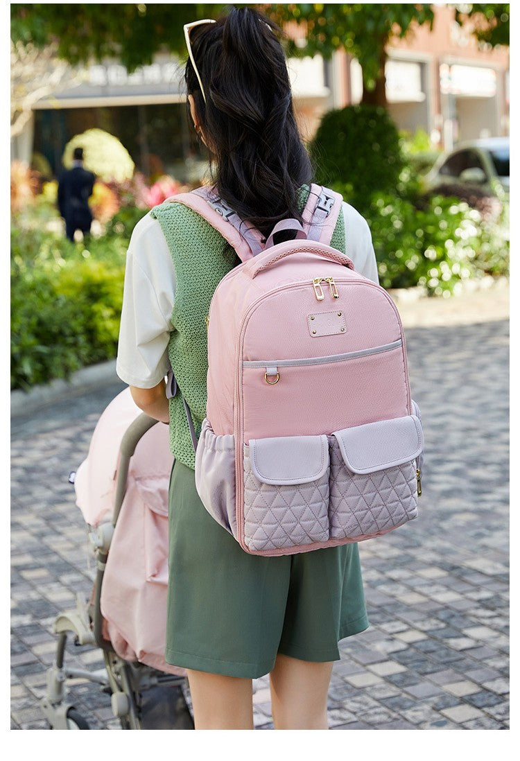 Large Capacity Multi-pocket Baby Diaper Bag
