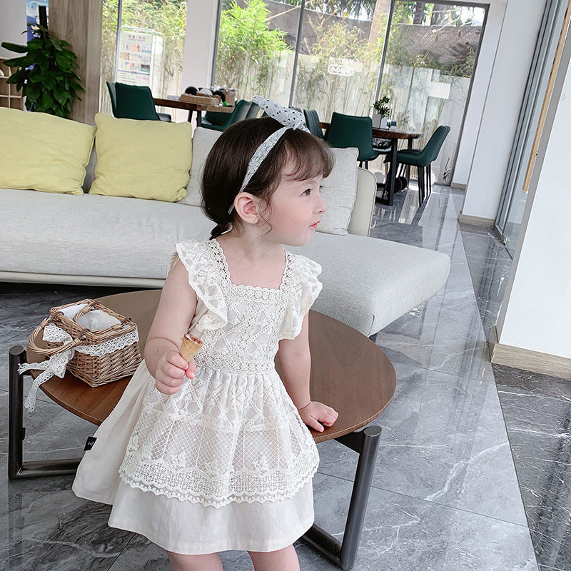 Girl's lace baby princess dress