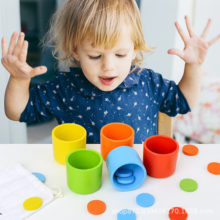 Baby Early Educational Toys Color Classification Cup