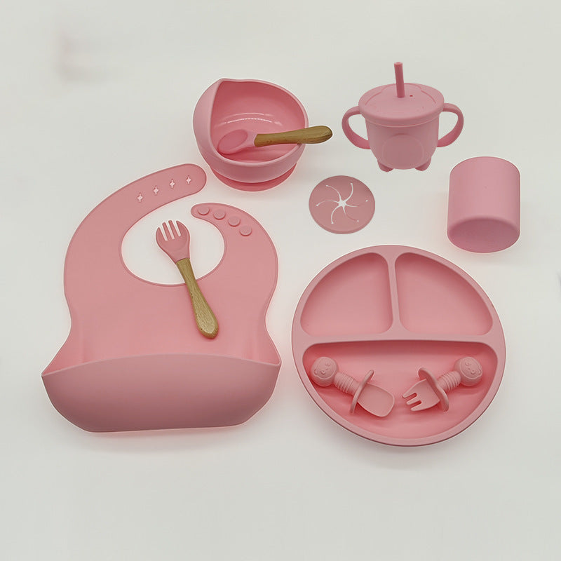 Baby Food Feeding Silicone Tableware