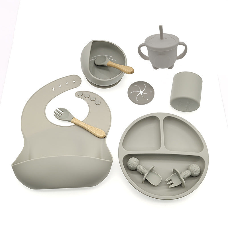 Baby Food Feeding Silicone Tableware