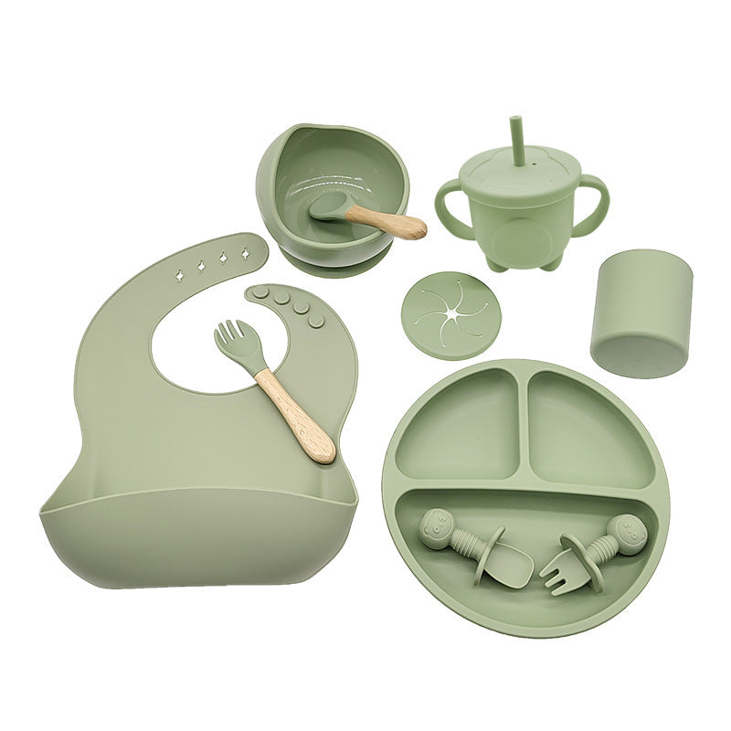 Baby Food Feeding Silicone Tableware