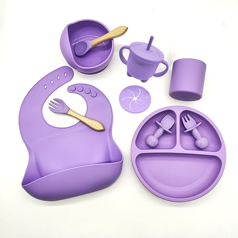 Baby Food Feeding Silicone Tableware