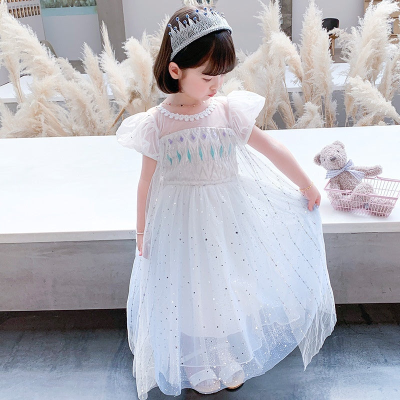 Princess Elsa Girls Baby Gradient Dress