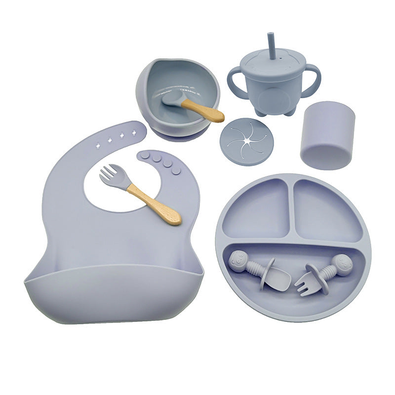 Baby Food Feeding Silicone Tableware