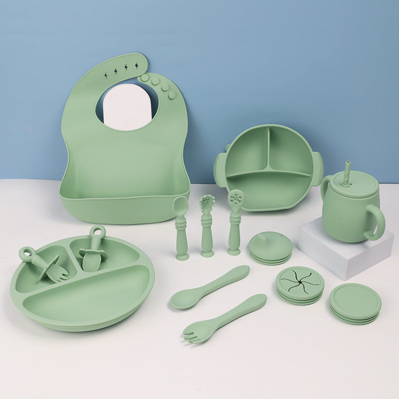 Silicone Baby Feeding Solid Food Set