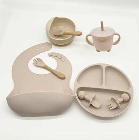 Baby Food Feeding Silicone Tableware