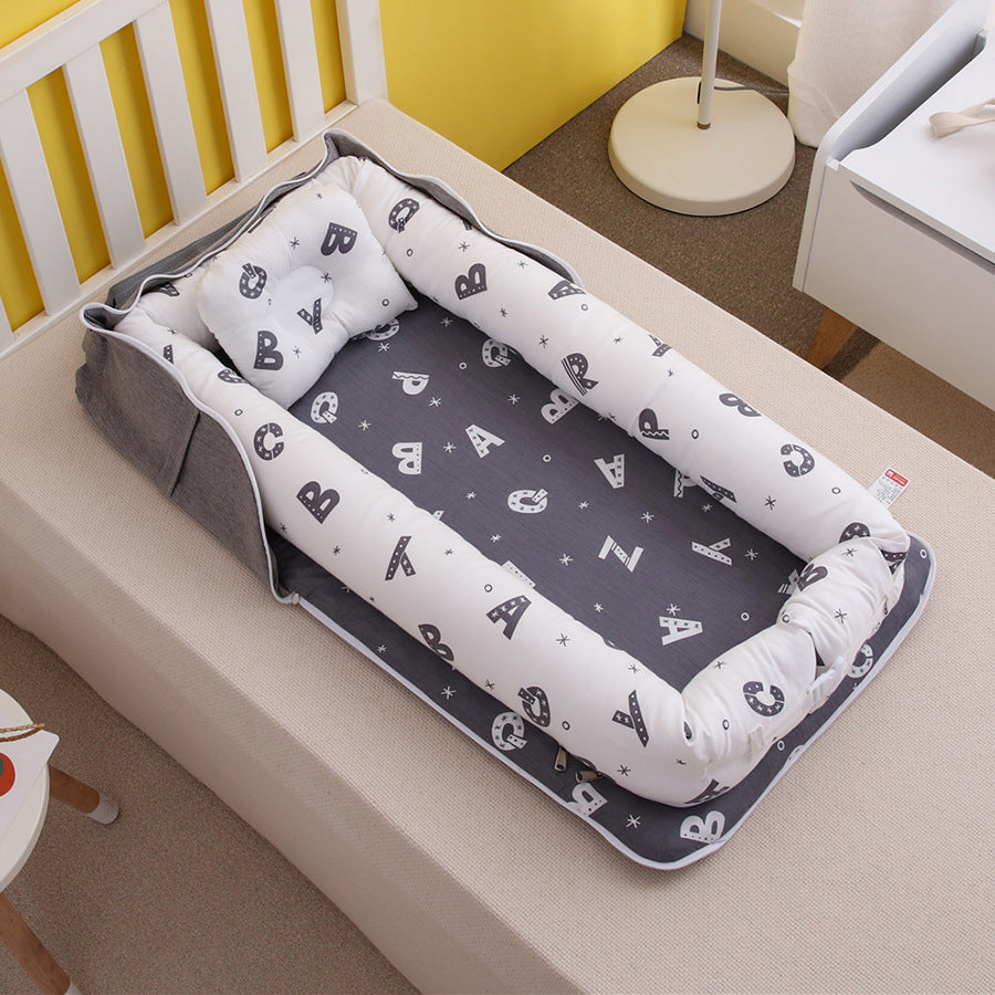Cotton Portable Baby Crib