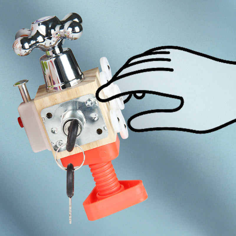 Wooden Baby House Educational Toys