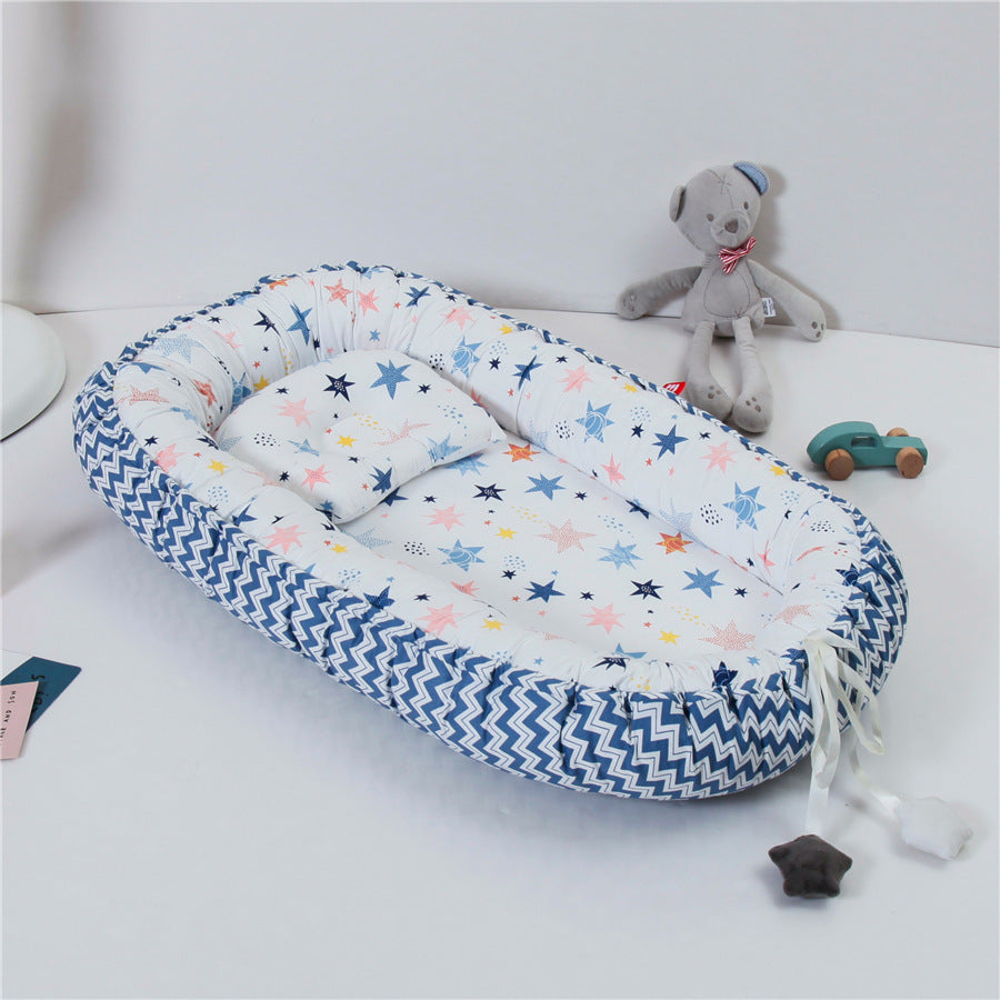 Baby Pillow Travel Folding Crib
